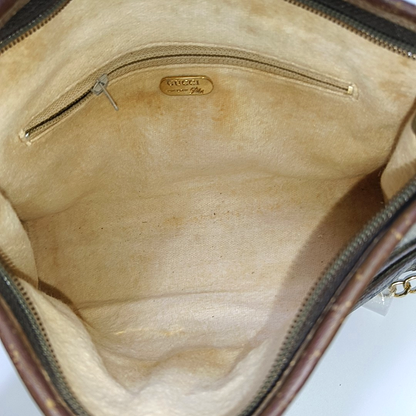 GUCCI Ebony Coated Canvas La Vieille Russie Handbag Golden hardware-(SKU)-945953928