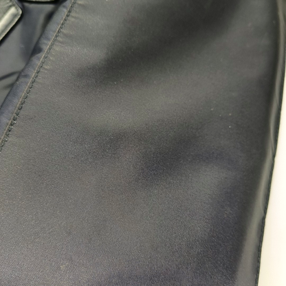 PRADA Tote bag Navy Nylon Logo Crossbody Bag Handbag Single Shoulder Bag Golden hardware-(SKU)-953507346