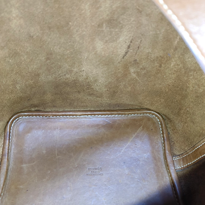 HERMÈS Picotin 18 Maple Brown Calfskin Handbag Silver Hardware 🄷 Engraving-(SKU)-959654891