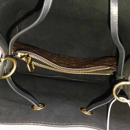 LOUIS VUITTON NÉONOÉ Medium Brown Coated Canvas Monogram Neverfull Shoulder Bag with Gold Hardware and Detachable Strap-(SKU)-966186595