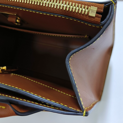 LOUIS VUITTON CITY STEAMER Mini Beige Calfskin Steam Bag Shoulder Bag Convertible Strap-(SKU)-965273931