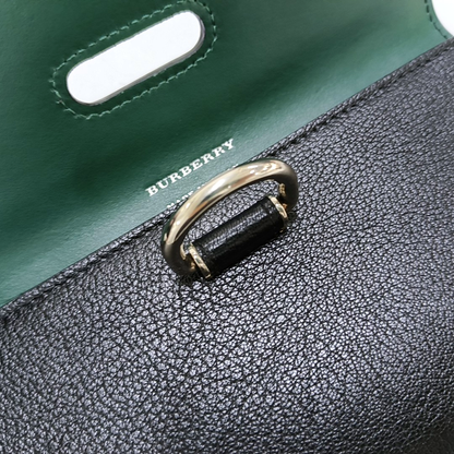 BURBERRY D-Ring Black Cowhide Wallet-(SKU)-958091662