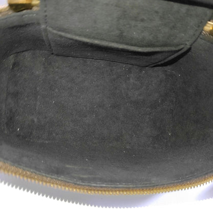 LOUIS VUITTON VANITY CHAIN POUCH Small Brown Coated Canvas Monogram Vernis Cosmetic Bag Shoulder Bag Crossbody Bag Handbag Gold Hardware Removable Shoulder Strap-(SKU)-966448523