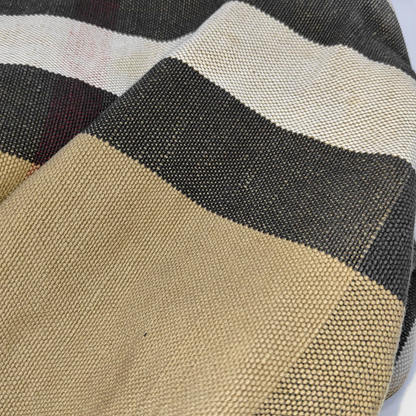 BURBERRY Ashby Medium size Brown Canvas Single Shoulder Bag Tote Sling Ruthenium color hardware Pouch detachable shoulder strap-(SKU)-14097455
