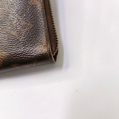 LOUIS VUITTON INSOLITE Brown coated canvas vintage wallet Golden hardware-(SKU)-957235137
