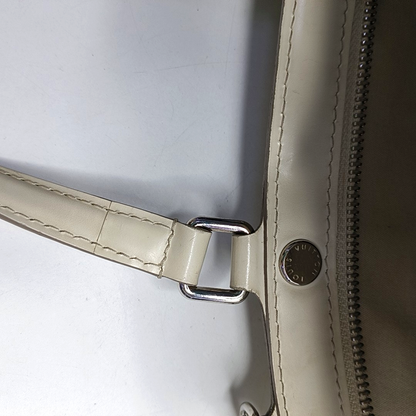 LOUIS VUITTON BREA Medium size 白色EPI牛皮水波纹医生包Shoulder Bag Handbag Silver Hardware Removable shoulder strap-(SKU)-954459175