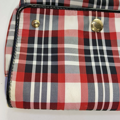 BURBERRY Colorblock Fabric Single Shoulder Bag Crossbody Bag Silver Hardware Removable shoulder strap-(SKU)-957481216
