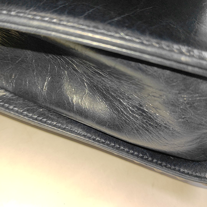 CHANEL BOY CHANEL Large Dark Blue Calfskin Quilted Shoulder Bag Backpack with Detachable Strap Rhodium Hardware 21 Compartments-(SKU)-931094440