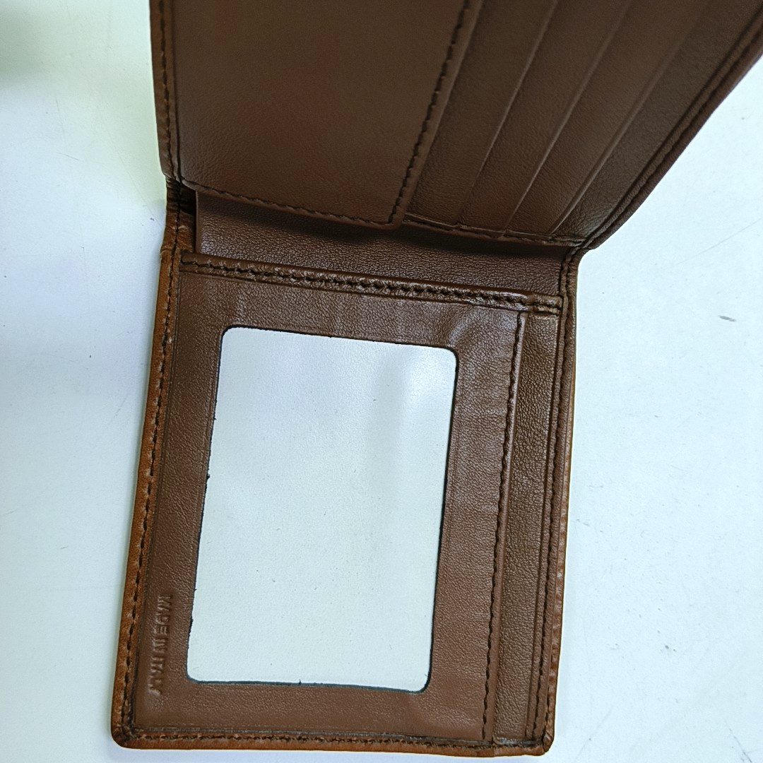 BURBERRY Khaki Fabric Warhorse Grain Wallet-(SKU)-952387517