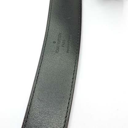 LOUIS VUITTON Red Coated Canvas Buckle Men's Belt Long108cm Width3cm-(SKU)-933530970