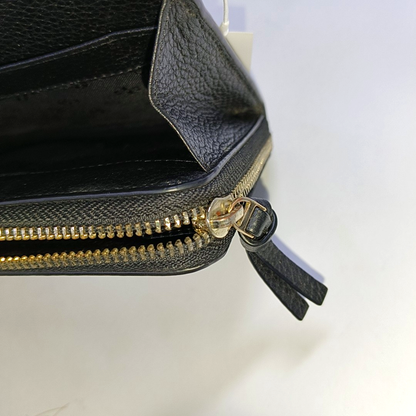TORY BURCH Taylor Black leather crossbody bag handbag Golden hardware Removable shoulder strap-(SKU)-940194688