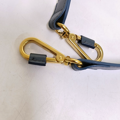 Chloé Roy Blue leather studded single shoulder bag crossbody Golden hardware shoulder straps-(SKU)-956582038