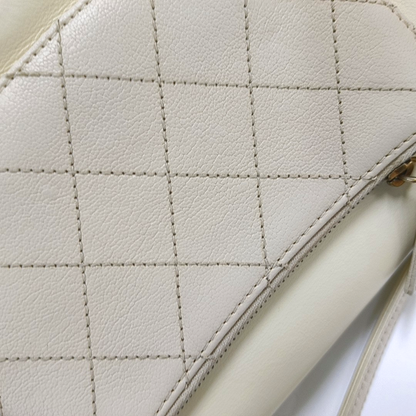 CHANEL COCO CURVE Small Beige Calfskin Quilted Shoulder Bag Tote Bag with Detachable Strap-(SKU)-963064920