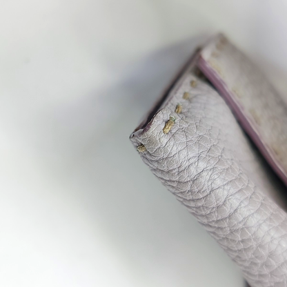 FENDI Light Purple Cowhide Wallet Silver Hardware-(SKU)-946207495