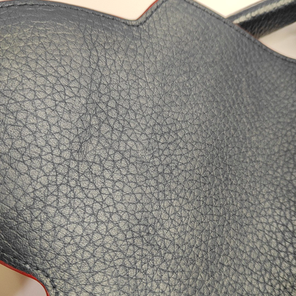 LOUIS VUITTON CAPUCINES Medium Deep Blue Calfskin Shoulder Bag Tote Bag Crossbody Bag Gold Hardware Removable Strap-(SKU)-963373643