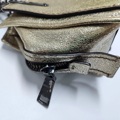 COACH DREAMER Champagne Cowhide Single Shoulder Handbag Crossbody Golden hardware Removable shoulder strap-(SKU)-934000281