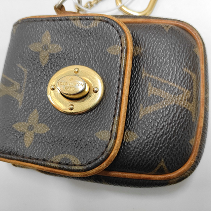 LOUIS VUITTON TULUM Brown Coated Canvas Monogrammed Change Purse Golden hardware-(SKU)-947601683