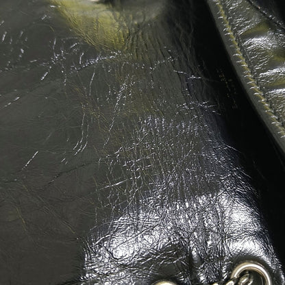 YSL NIKI Small Black Calfskin Quilted V-Shape Crossbody and Single Shoulder Bag with Black Ruthenium Hardware-(SKU)-969924683