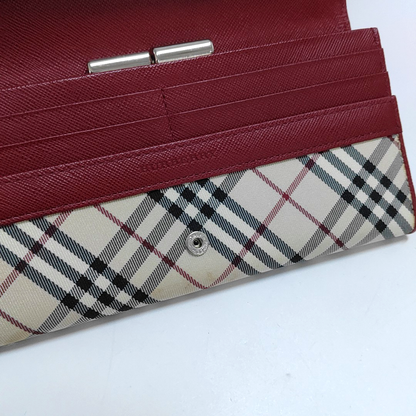 BURBERRY Multicolor Canvas Wallet Silver Hardware-(SKU)-951815564