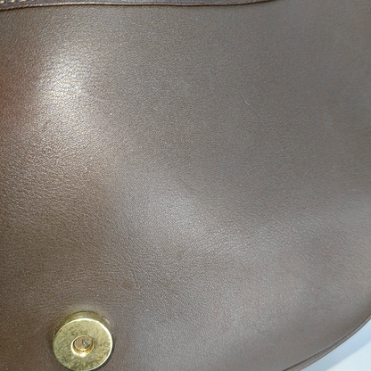 GUCCI Brown Cowhide Single Shoulder Bag Golden hardware Removable shoulder strap-(SKU)-13634891