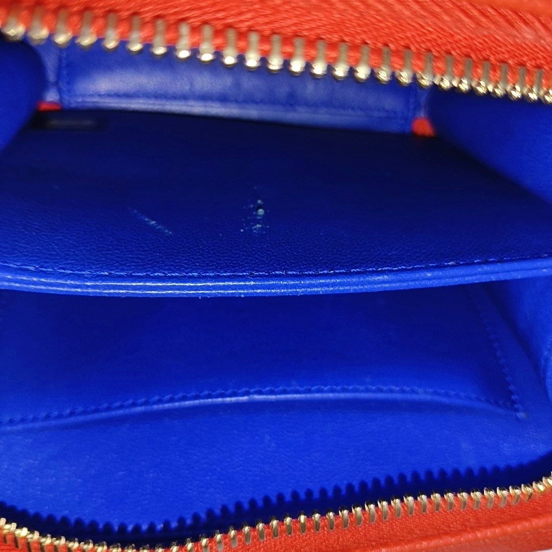 CHANEL FILIGREE Small Blue Quilted Lamb Skin Shoulder Bag with Chain Strap, Gold Hardware, 27 Flap-(SKU)-967130375