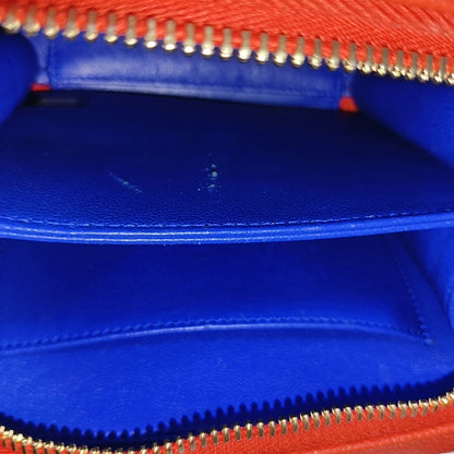 CHANEL FILIGREE Small Blue Quilted Lamb Skin Shoulder Bag with Chain Strap, Gold Hardware, 27 Flap-(SKU)-967130375