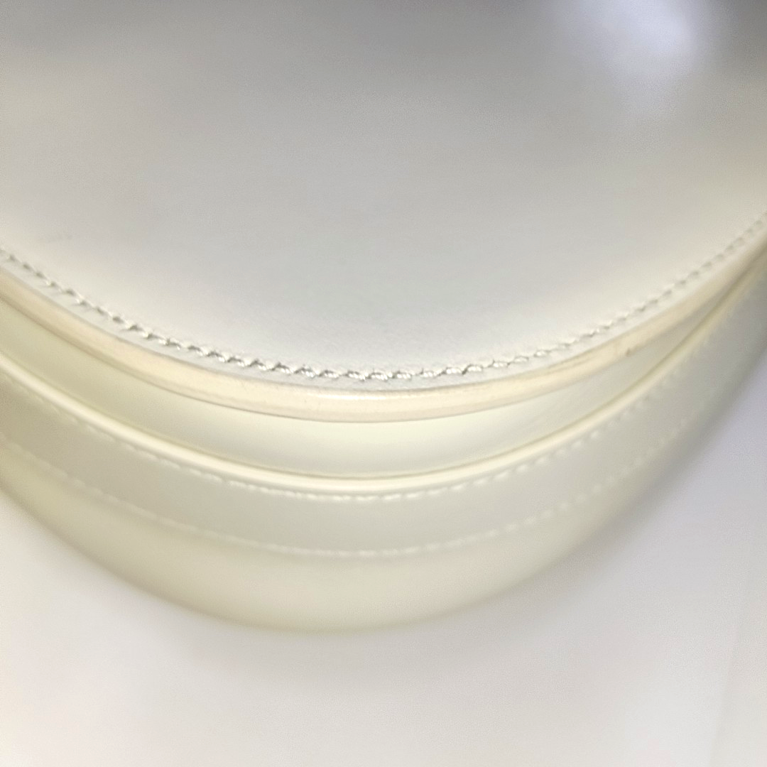 DIOR Bobby Medium Size White Calfskin Shoulder Bag Handbag Golden Hardware Detachable Shoulder Strap-(SKU)-940890258