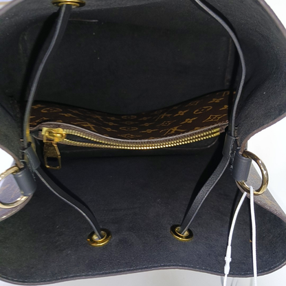 LOUIS VUITTON NÉONOÉ Medium Brown Coated Canvas Monogram Neverfull Shoulder Bag with Gold Hardware and Detachable Strap-(SKU)-964794729