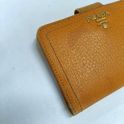 PRADA Brown Cowhide Wallet-(SKU)-947593855