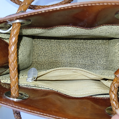 Cartier Tote bag Brown Cowhide Single Shoulder Bag Silver Hardware-(SKU)-942575240