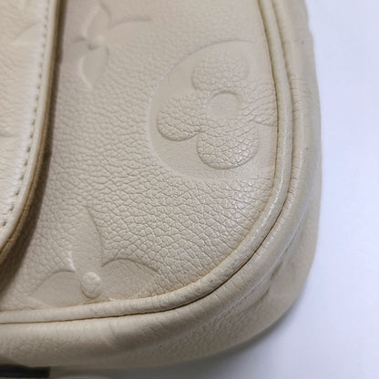 LOUIS VUITTON IVY Beige Calfskin Monogram Printed Crossbody Bag with Gold Hardware and 2 Detachable Straps, Complete Accessories-(SKU)-966165877