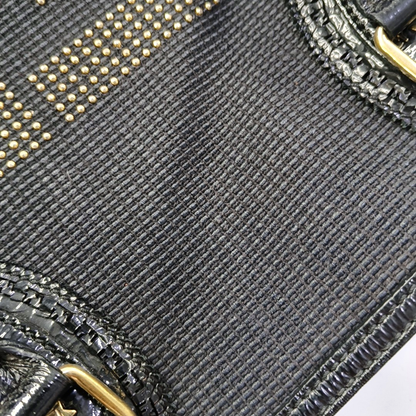 FENDI Black织物双FHandheld包 Golden hardware-(SKU)-960605118