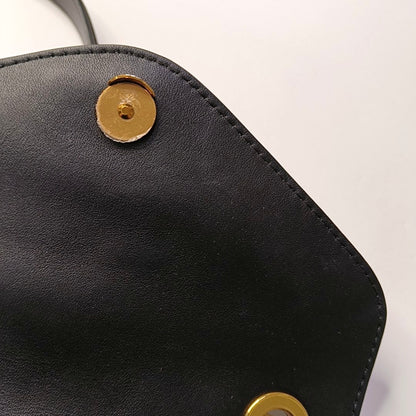 LOUIS VUITTON NEW WAVE Small Black Leather Quilted Shoulder Bag Crossbody with Detachable Strap-(SKU)-965392213