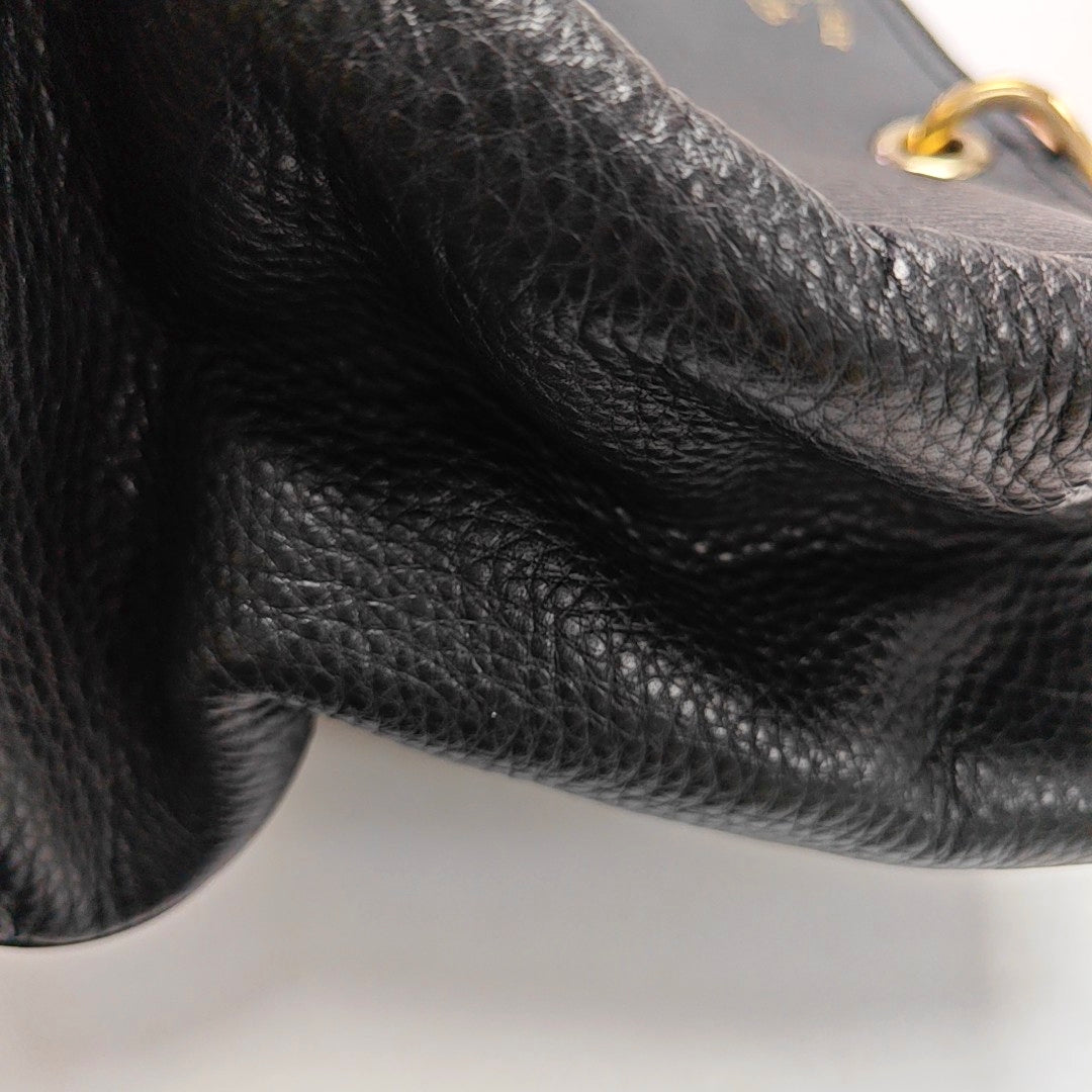 GUCCI Bamboo 1947 Black Cowhide Bamboo Bag - Handbag, Shoulder Bag, Crossbody Bag Golden Hardware-(SKU)-972998031