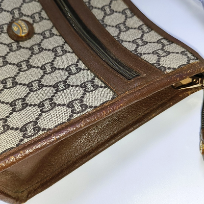 GUCCI Ebony Coated Canvas La Vieille Russie Handbag Golden hardware-(SKU)-945953928