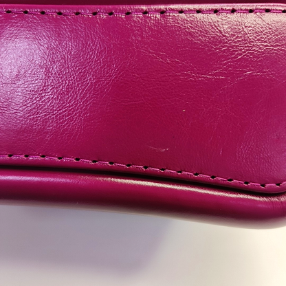 CHANEL GABRIELLE Small Magenta Calfskin Quilted Cannage Shoulder Bag, Crossbody Bag with Detachable Strap and 28 Compartments-(SKU)-946020995