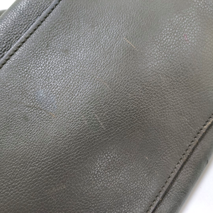 PRADA Tote bag Elephant Gray Cowhide Logo Crossbody Bag Shoulder Bag Single Shoulder Bag Silver Hardware Removable shoulder strap-(SKU)-956018921