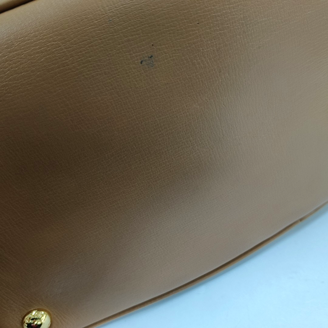 PRADA White Leather Monogrammed Tote Bag Golden hardware-(SKU)-960002423