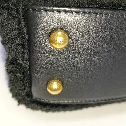 CHANEL COCO HANDLE Small Size Black Wool Calfskin Shoulder Bag, Handbag, Crossbody Bag with Detachable Strap-(SKU)-966024860