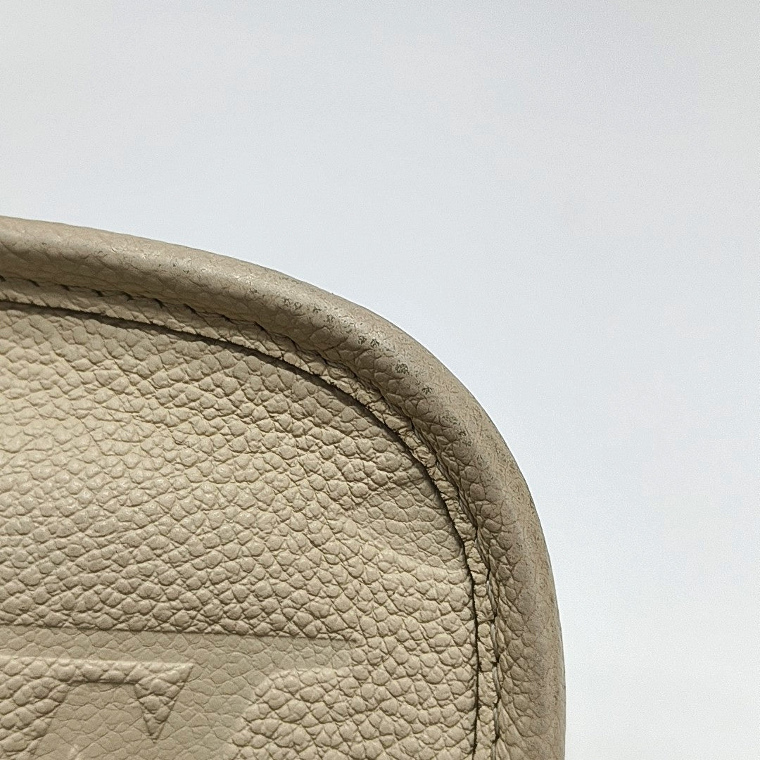 LOUIS VUITTON DIANE Beige Calfskin Monogram Crossbody Shoulder Bag with Detachable Strap and Golden Hardware, 2 Straps-(SKU)-970862956