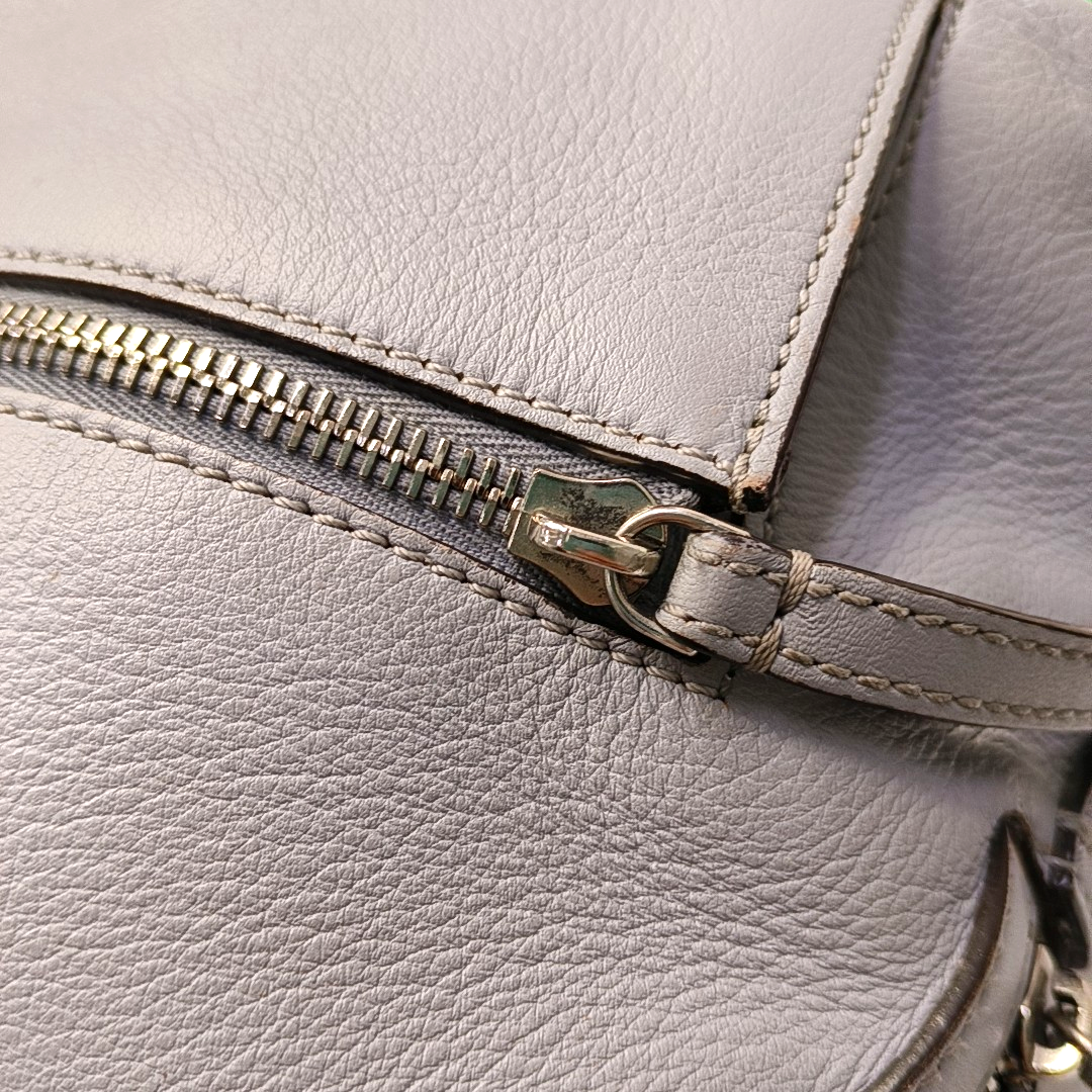 FENDI Blue Cowhide Backpack Silver Hardware-(SKU)-956994945