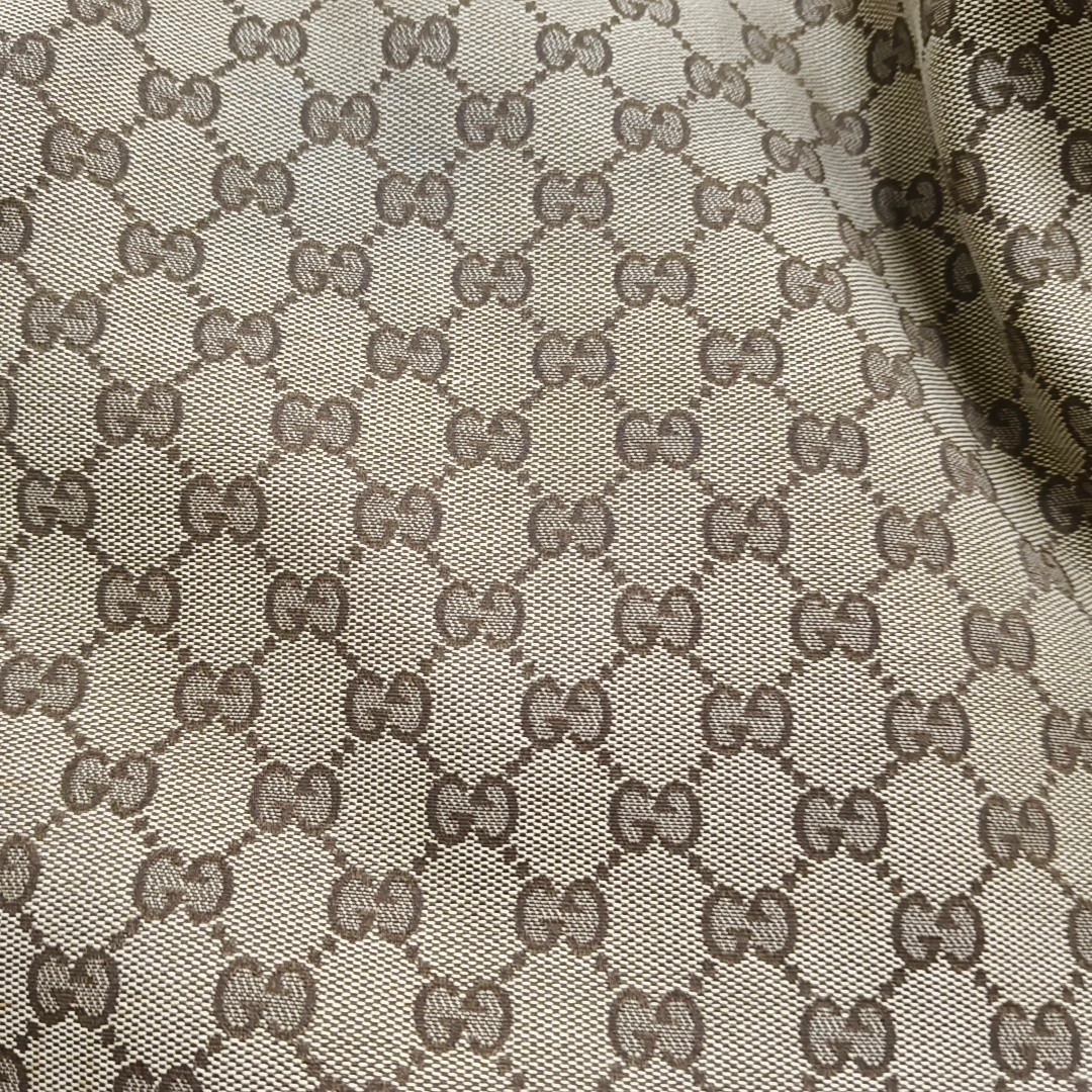 GUCCI GG Imprime Khaki Canvas Monogram Crossbody Shoulder Bag Silver Hardware-(SKU)-958715963