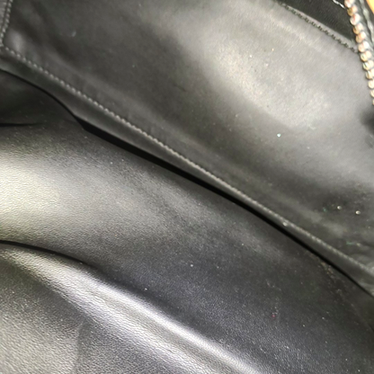 MCM Black Leather Single Shoulder Bag Golden hardware Removable shoulder strap-(SKU)-938313645