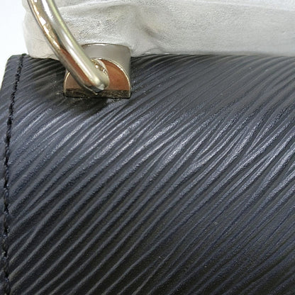 LOUIS VUITTON TWIST Medium Black EPI Leather Wavy Shoulder Bag, Tote, and Crossbody with Silver Hardware-(SKU)-967665291
