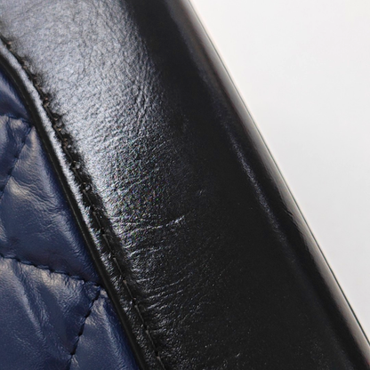 CHANEL GABRIELLE Mini Blue Calfskin Quilted Pattern Gabby Bag Crossbody Shoulder Bag Sling Bag Gold Silver Ruthenium Hardware 25 Clasp Removable Strap-(SKU)-952635545