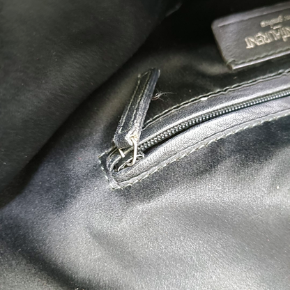 YSL ROADY Grey Cowhide Tote Bag Silver Hardware Removable shoulder strap-(SKU)-957328049