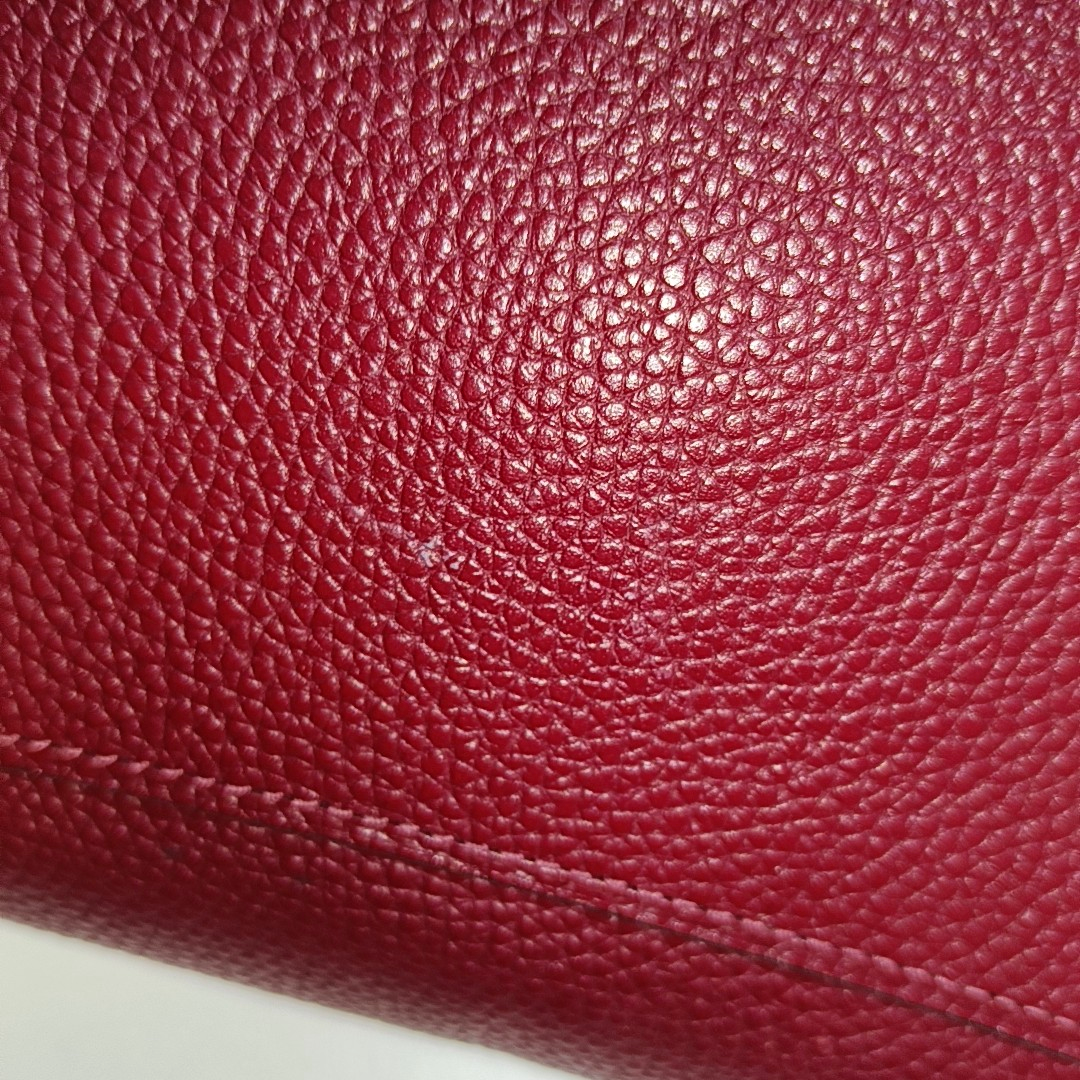 COACH TABBY Red Cowhide Crossbody Single Shoulder Bag Golden hardware Removable shoulder strap-(SKU)-14389562