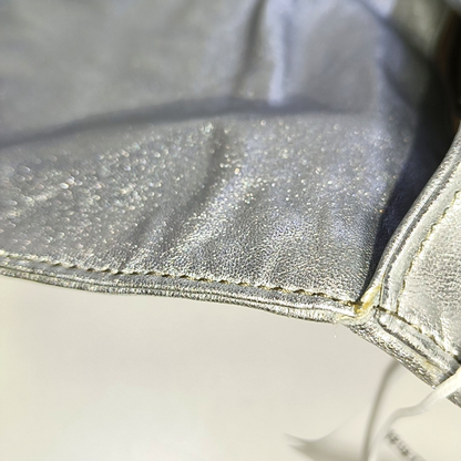 Miu Miu Silver leather patched crossbody bag Silver Hardware Removable shoulder strap-(SKU)-936787329