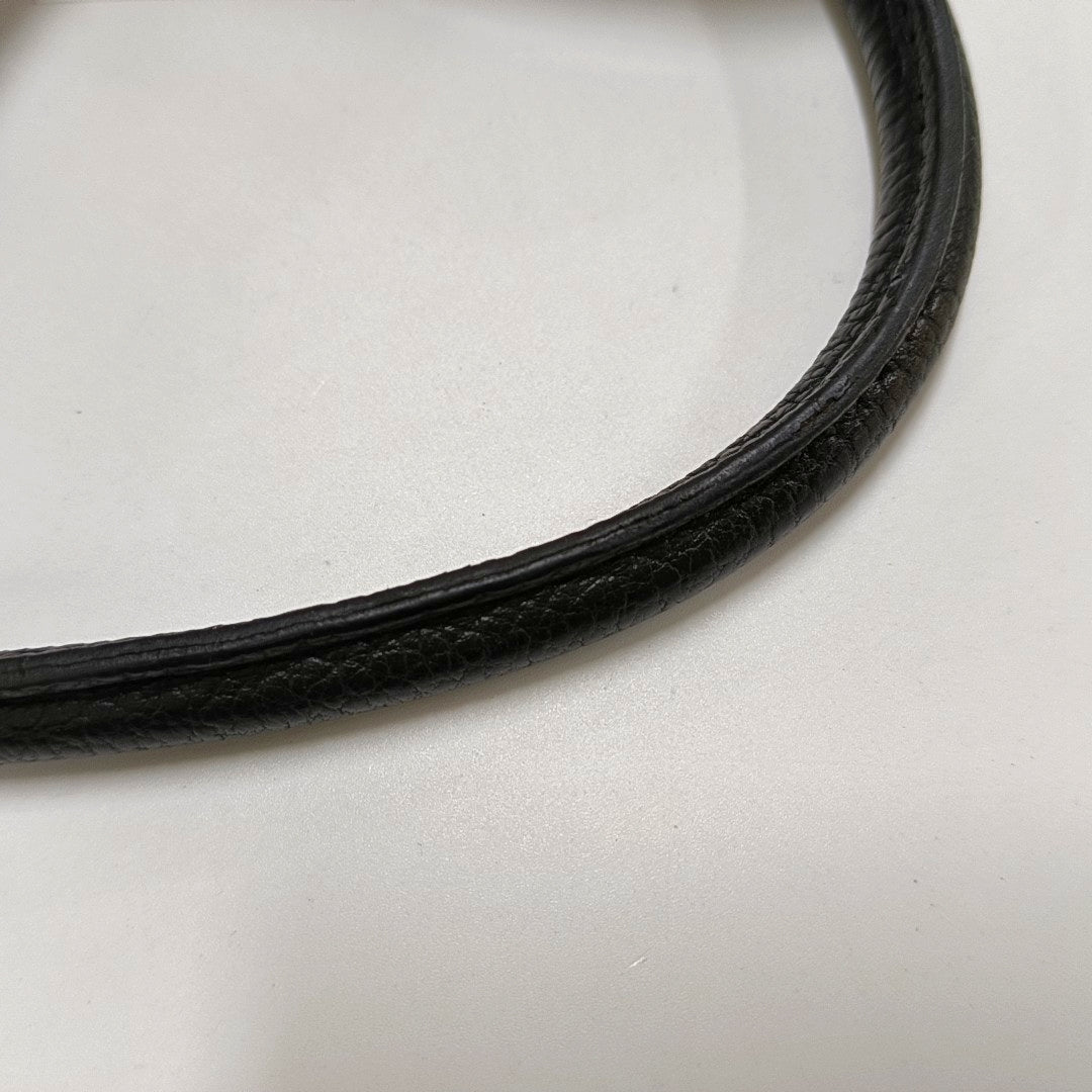 HERMÈS Garden Party 36 Black Negonda Small Bull Leather Tote Handbag with Silver Hardware-(SKU)-965690824