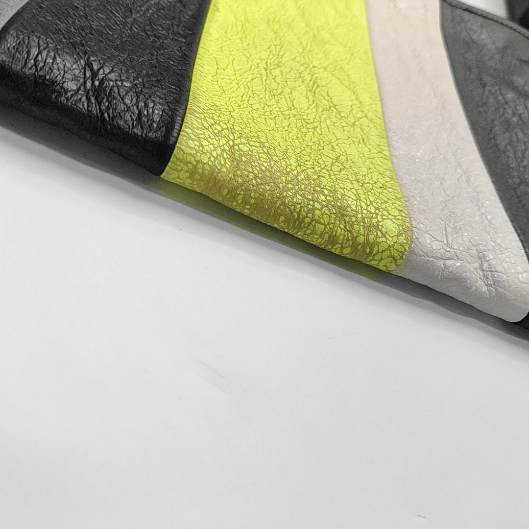 BALENCIAGA Bazar Multicolor Cowhide Clutch Silver Hardware-(SKU)-959771071